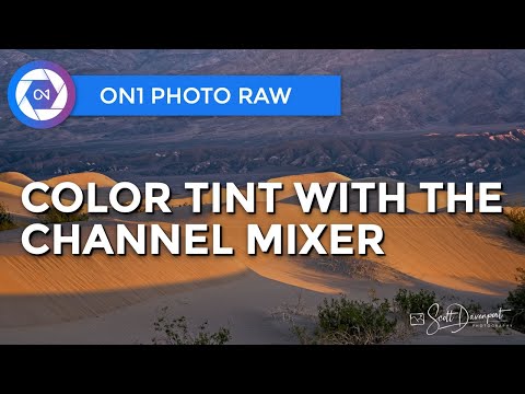 Color Tint With The Channel Mixer In ON1 Photo RAW