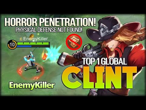 Penetration King Still Exist! Insane Critical by EnemyKiller Top 1 Global Clint - Mobile Legends
