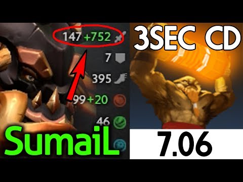 3sec CD Enchant Totem Earthshaker Solo Mid By SumaiL 27 Kill Dota 2