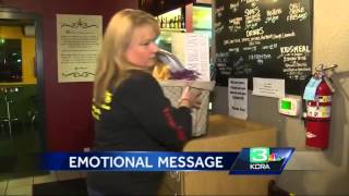 Balloon with special message found 400 miles away