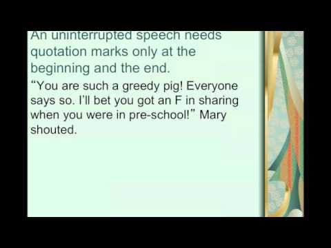 Punctuating Dialogue