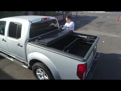 BAKFlip MX4 Hard Folding Truck Bed Cover On Nissan Frontier