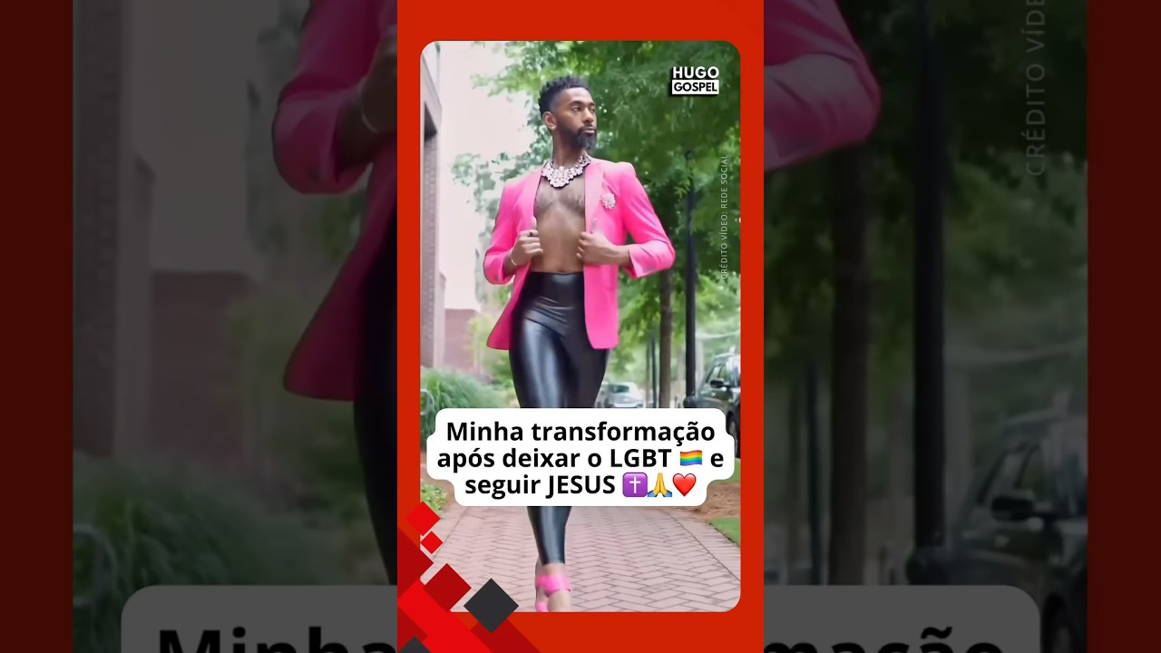 Forte Testemunho, veja o poder do evangelho! #Fé #Deus #Jesus #Amor #Esperança #Motivação #yt #lgbt