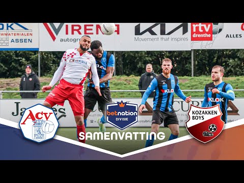 HEVIGE PROTESTEN bij doelpunt 😡 | ACV Assen vs. Kozakken Boys | Samenvatting Betnation Divisie 23/24