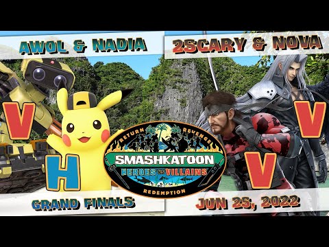AWOL & NadiA (Y) vs. 2Scary & Nova (R) - Grand Finals - Smashkatoon 60