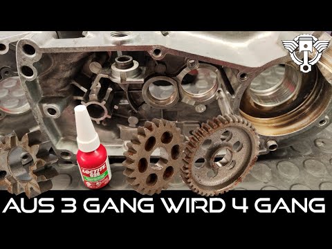 Simson housing conversion M53 (3 speed) to M54 (4 speed)