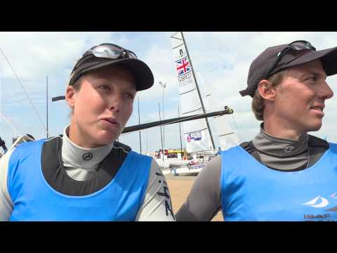 ISAF World Cup Weymouth - Matias Bühler & Nathalie Brugger NACRA17