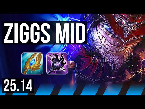 ZIGGS vs HWEI (MID) | Dominating | EUW Master | 25.14