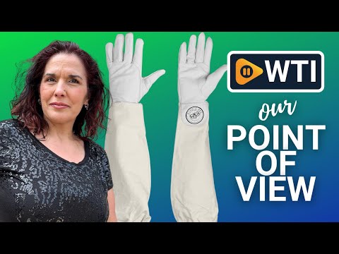 Humble Bee 110 Goatskin Beekeeping Gloves with Extended Sleeves - WTI product video review