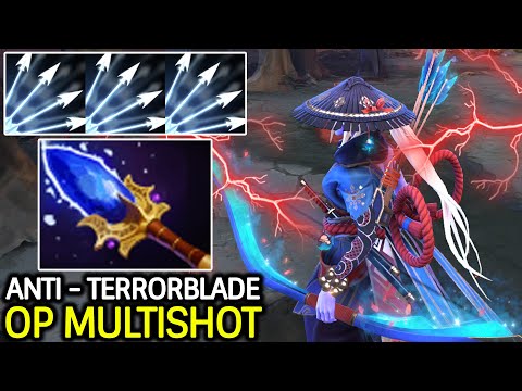 Drow Ranger Power Hard Carry – Multishot Anti Terrorblade Dota 2