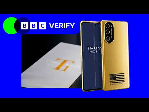 Trump Mobile promoted a 'Made in the USA' phone - but the details kept changing | BBC News