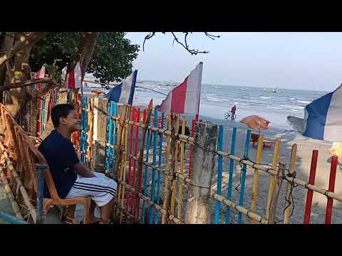 St. Martins : Tahsin enjoying at beach