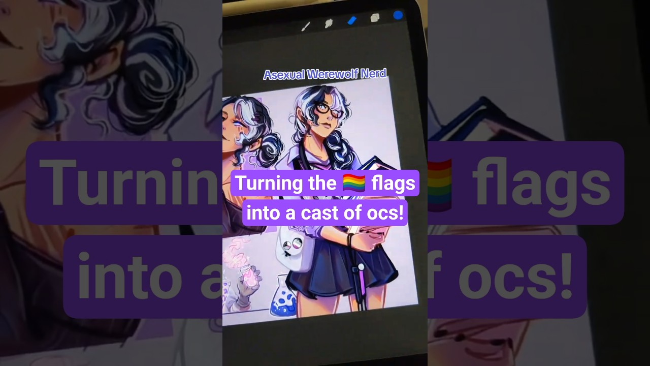 Which flag should I human-ize next? 👀✨ | #lgbt #pride #ocs #art