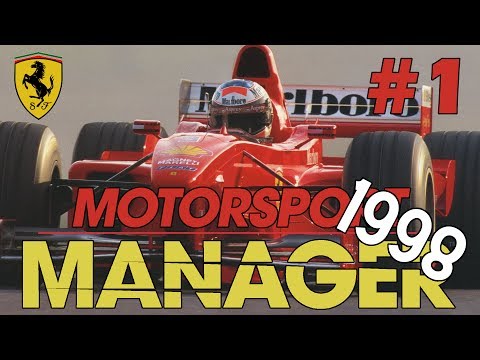 MOTORSPORT MANAGER - FERRARI 1998 PART #1 - RETRO F1 MOD