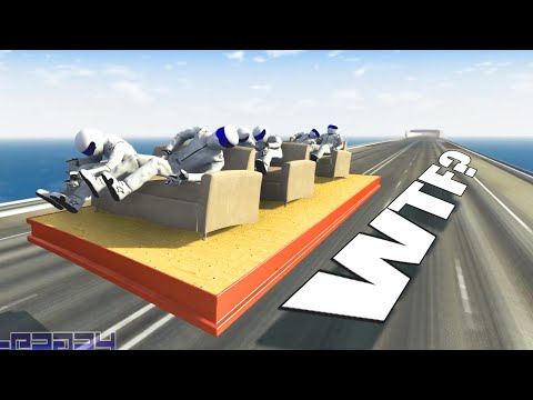 BeamNG DRIVE - WTF??? #4 - Epic Funny Bizarre Moments