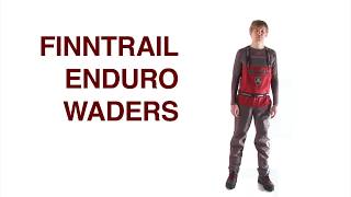 FINNTRAIL Brodící kalhoty Waders Enduro Camo Grey - vel. S