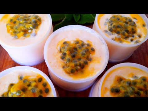 COMO FAZER MOUSSE DE MARACUJÁ COM 3 INGREDIENTES | RECEITA FÁCIL E RÁPIDA | Cantinho da Gê