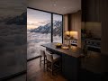 This Tiny Glass House Above the Clouds Feels Unreal