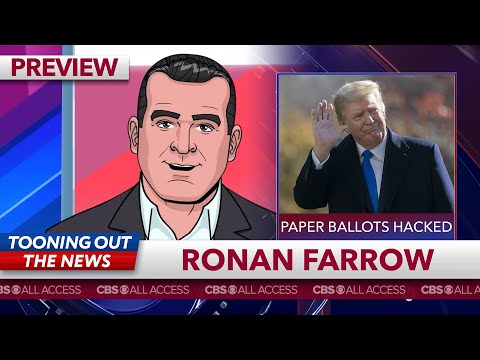 羅南-法羅進入熱拿八角場。 (Ronan Farrow enters the Hot Take octagon)