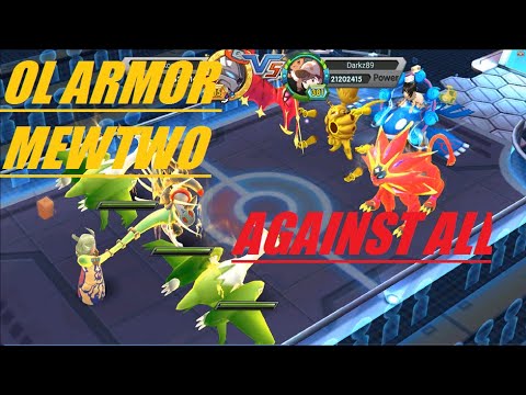 POKELAND LEGENDS - OVERLORD ARMOR MEWTWO AGAINST ALL