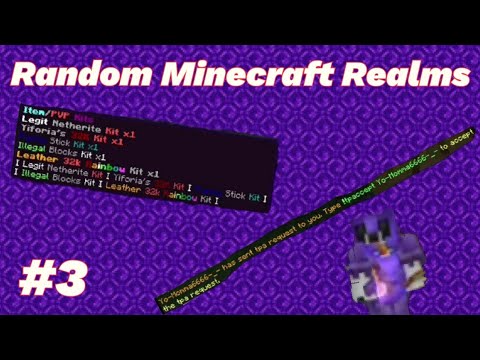 TexSeix - Hacks on a Anarchy Realm and Yo-Mama6666-_-'s Return | Random Minecraft Realms #3