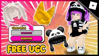 COMO PEGAR 17 NOVOS ITENS GRÁTIS NO ROBLOX + CÓDIGO DE ITEM GRÁTIS