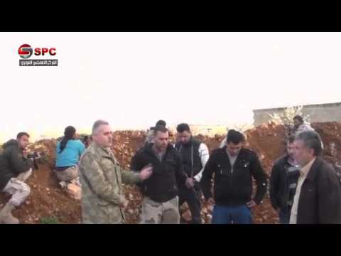 جولة ميدانية على الجبهة الجنوبية لمدينة مورك ولقاء مع المقدم جميل رعدون والرائد جميل الصالح