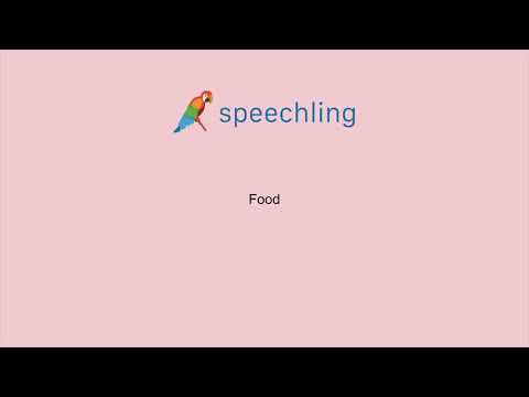 How to say "Food" in Korean