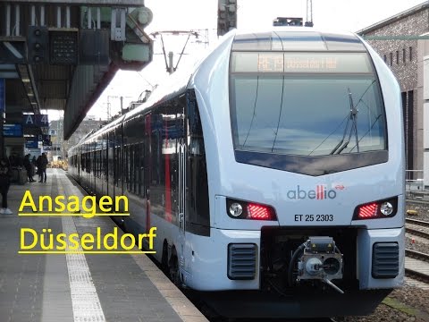 Ansagen Düsseldorf Hbf