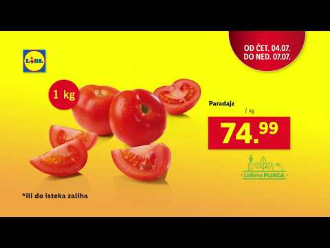 Lidlova sveža ponuda od četvrtka, 04.07.2019.