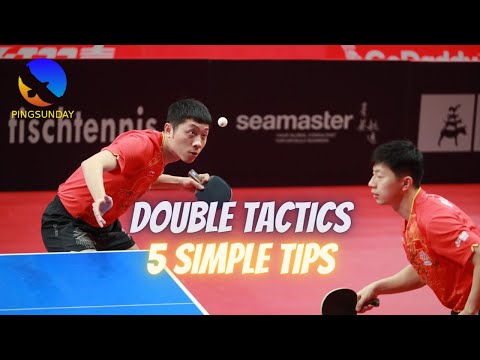 5 simple but very effective tactics for doubles game table tennis