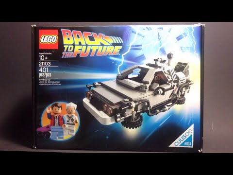 Stop Motion Review 074 - LEGO Back To The Future DeLorean DMC-12