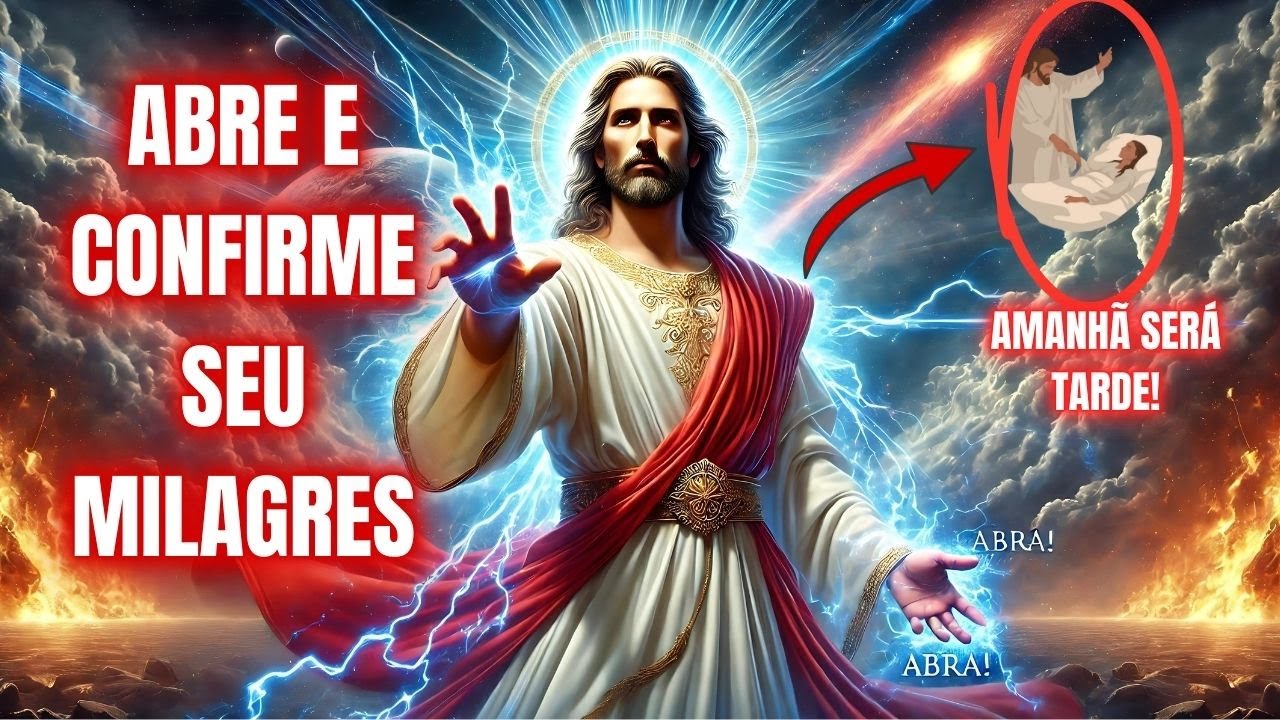 ABRA E CONFIRME ! DEUS Quer Operar UM MILAGRE NA SUA VIDA HOJE!