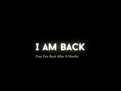 || I AM BACK || NEW WHATSAPP STATUS || FREE FIRE BACK AFTER 6 MONTHS || 😌
