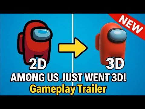 AMONG US 3D🚀 - OFFICIAL TRAILER + RELEASE DATE REVEAL! 🛸 - Among us new update 2025