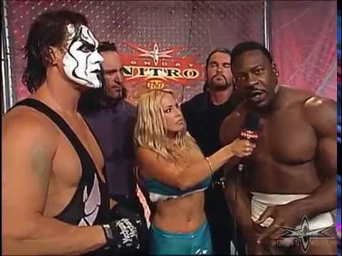 (720pHD): WCW Nitro 09/04/00 - Pamela Paulshock Interviews Sting, Booker T & KroniK