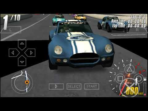 DTM Race Driver 2 PSP Gameplay - #29 Bonus Championship 2 AC Mamba Single Day,Single Lap!