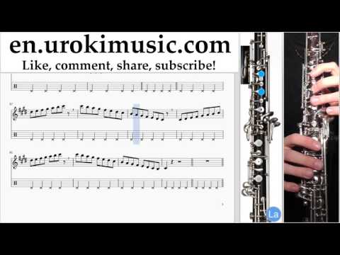 How to Play Oboe OneRepublic - Counting Stars Part#1 Melody School Learn Class Course Tutorial
