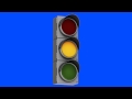 Traffic Light Green Screen Animation