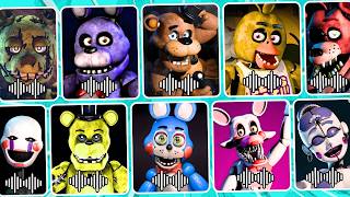 😱 Adivinhe o personagem de FIVE NIGHTS AT FREDDY'S pelo JUMPSCARE Freddy🐻Foxy🦊Fnaf 2❤️#dinoquiztopia
