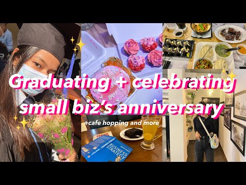 LIFE UPDATE VLOG | graduating + small biz anniversary + cafe hopping and more | Raksha Rai