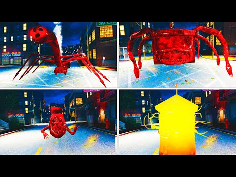 FLASH BUS EATER, WORM EATER, THOMAS TRAIN EATER, LIGHTHOUSE HEAD try to catch me!! | GMOD