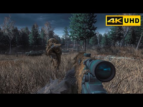 ALL GHILLIED UP Mission – Call Of Duty 4 Modern Warfare | 4K Ultra Graphics Gameplay 60FPS