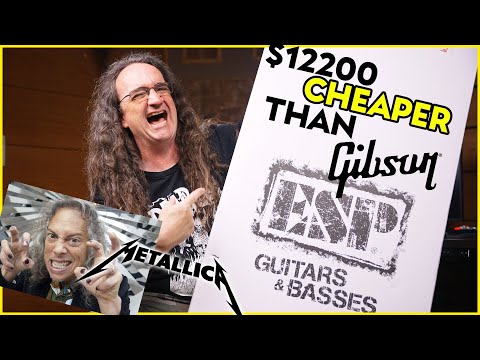 LTD CRUSHES the Gibson Mustaine V:  Kirk Hammett V!!