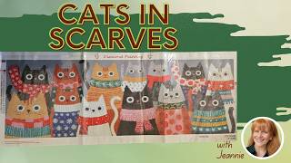Cats in Scarves - Large Budget Friendly Cat Diamond Painting #budgetfriendlydiamondart