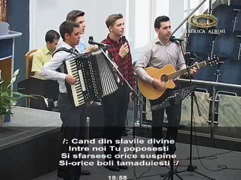 Grup baieti Albini  -  De n-ai fi de partea noastra preaiubitul nost Isus