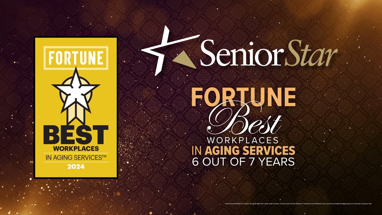 Senior Star named to the FORTUNE Best Workplaces in Aging Services™ 2024 list!