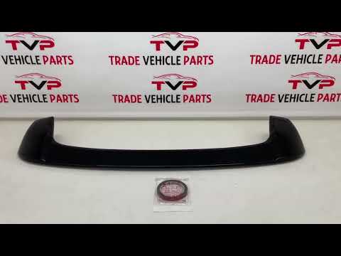 Fits BMW X1 E84 2009-2015 Rear Roof Boot Lip Spoiler Gloss Black video