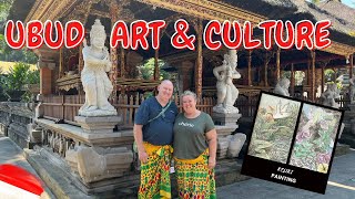 Bali's Best Art and Culture: Exploring Puri Tirta Empul and Learning Keliki Painting | Bali Vlog 10