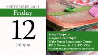 2014 Wake Forest Community Calendar - August & September